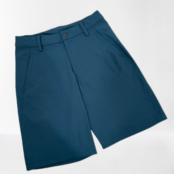 Lululemon ABC Men's Chino Performance 10" Shorts Size 30 Dark Teal - Picture 2 of 8